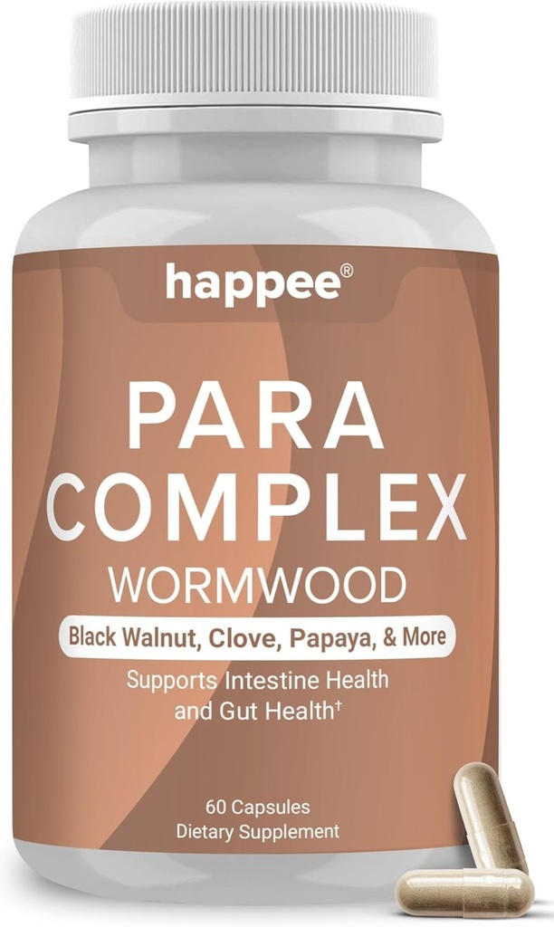 ParaComplex Protestinal Guard for Humans - para Purge Herbal Cleanse for Gut Health & Digestive Balance - avec Wormwood, noix noires, ail et plus - 60 capsules