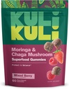 Kuli Kuli Super Energy Gummies - Suppléments énergétiques avec Moringa, Booster d'énergie naturelle sans caféine - 60 GMO non sans gluten