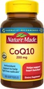 Nature faite CoQ10 200mg, complément alimentaire pour le soutien de la santé cardiaque, 105 Softgels, 105 jours d'approvisionnement