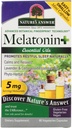 Nature's Answer Melatonin+, 60 Count Capsules Promotes Restful Sleep | Melatonin plus Essential oils Lavender Calms and Relaxes