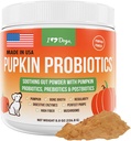 Probiotiques, prébiotiques et postbiotiques iHeartDogs pour chiens avec citrouille, os apaisants et champignons - 30 scoops
