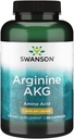 Swanson Amino Acid Maximum Strength Arginine Akg Enhancer à oxyde nitrique 1000 Milligrammes 90 Capsules
