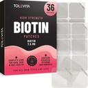 Biotine Patches - 36 Pcs 7,5 mg Biotine avec Vitamines et Minéraux Essentiels