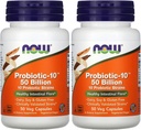 Probiotic10 50 milliards - aliments maintenant - 50 - VegCap - (paquet de 2)