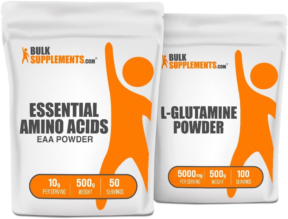 Compléments en vrac Poudre EAA 500g + L-glutamine 500g