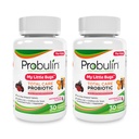 Probuline Soins Total Mes petits bogues Prébiotiques, probiotiques et postbiotiques - 5 milliards UFC - 15 souches - 30 comprimés à croquer (Twin Pack)