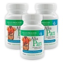 Alka•Pan (3 Pack) Meilleur procédé Alkaline — Supplément digestif naturel — Enzymes pancréatiques avec des superaliments antioxydants et des herbes digestives