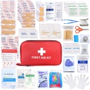 Trousse de premiers soins 194 pièces Kits d'urgence pour la randonnée Kit de trauma de camping pour véhicule de bateau Kit d'aide compact pour le voyage en voiture à domicile