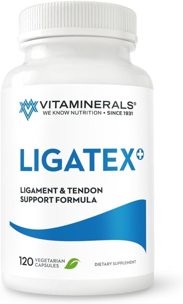 Vitamineerals® 18 Ligatex Plus de Ligament & Tendon Support* de Collagène I (Halal) de Turmeric