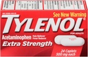 TYLENOL Extra Strength Acetaminophen 500 mg Caplets 24 each