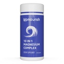 UpNourish Magnésium Supplément - 10 en 1 Magnésium Complexe - Suppléments minéraux de magnésium plein spectre avec glycinate, citrate, taurate, malate, carbonate, oxyde et plus, 240 Capsules Vegan