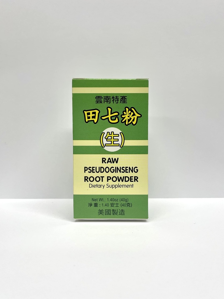 Supplément à base de plantes de poudre de Pseudoginseng brut aide à promouvoir un système cardiovasculaire sain 1,4oz Fabriqué aux États-Unis