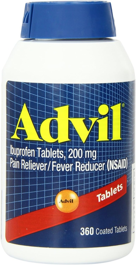 Comprimés advil, 200mg - 360 ct