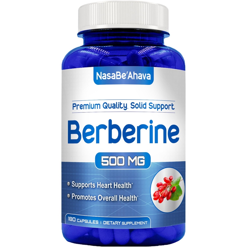 Facile Absorption Supplément berbère 500mg de supplément alimentaire à base de plantes GLP-1 avec berbère 500mg de supplément alimentaire pour aider à soutenir un mode de vie sain.