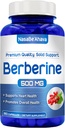 Facile Absorption Supplément berbère 500mg de supplément alimentaire à base de plantes GLP-1 avec berbère 500mg de supplément alimentaire pour aider à soutenir un mode de vie sain.