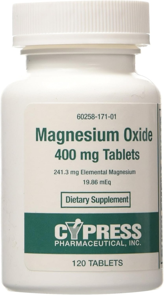 Cyprès Oxyde de magnésium 400 Mg Comprimé 120 Comprimés, Boîte de 3