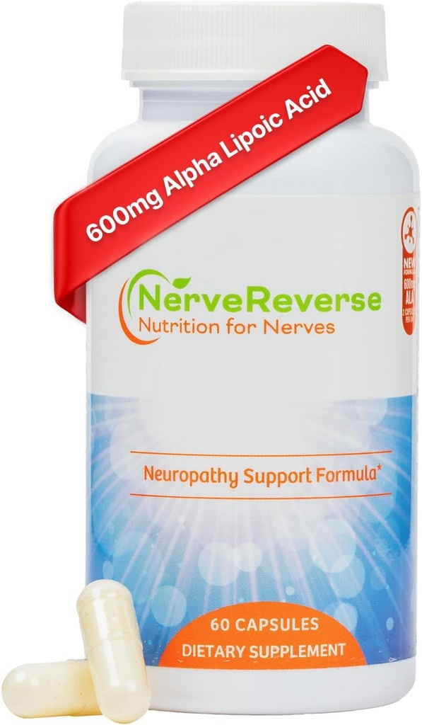 NerveReverse Neuropathy Formule de soutien Capsules - 3 Pack (3 bouteilles) - 90 jours d'approvisionnement