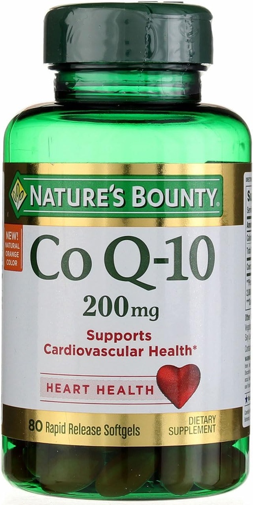 Set of 2 Nature's Bounty Co Q-10 200 mg, 80 Tablets