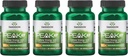 Swanson Maximum Strength Peak ATP-Natural Supplement Promoting Cellular Energy Support-Support pour la performance physique et favorise un flux sanguin sain-(30 Capsules Veggie, 400mg Chaque) 4 Pack