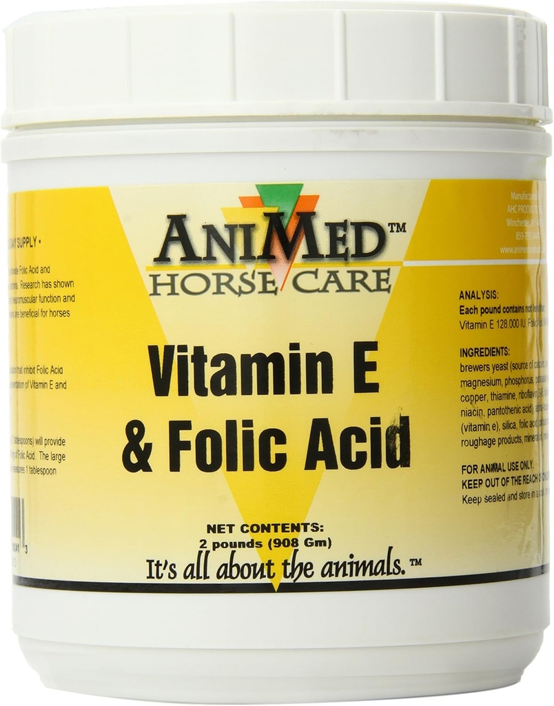 AniMed vitamine E acide folique (2 lb)