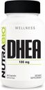 NutraBio DHEA Supplément- pour hommes et femmes- DHEA (100 mg) 60 gélules