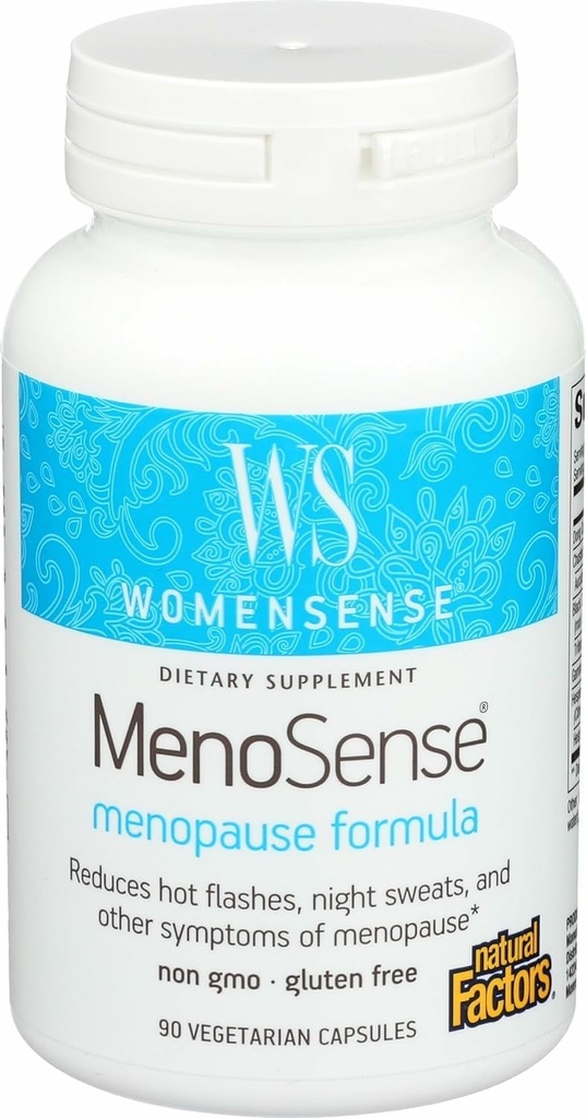 Facteurs naturels Menosense Veg-Capsules, 90-Conte
