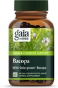 Gaia Herbs Bacopa - Supplément à base de plantes pour le cerveau et le soutien cognitif - Fabriqué avec Bacopa (Bacopa Monnieri) pour aider à soutenir un esprit grinçant - 60 phytocapsules liquides végétaliens (jusqu'à 60 jours d'approvisionnement)