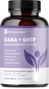 Pure 5-HTP (5-Hydroxytryptophan) Plus GABA Supplement - for Sleep, Mood & Stress Management - 60 Veggie Caps