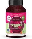 The Wellness Company Kids Naturals Fruits & Gommies Veggie – Soutien nutritionnel quotidien