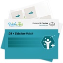 PatchAid D3/Calcium Topical Patch 30 jours d'approvisionnement (paquet de 2)