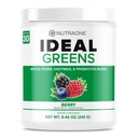 NutraOne Idéal Verts Antioxydants et Nutrient-Rich Superfood Verts Supplément en poudre Berry- 30 portions