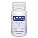 Pure Encapsulations - Folate 5,000 Plus - Activated Folate, Vitamin B12 and B6 Combination - 60 Capsules