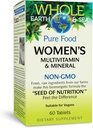 Whole Earth & Sea from Natural Factors, Women's Multivitamin & Mineral, Whole Food Supplement, Vegan, 60 tablets (30 servings)