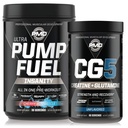 PMD Sports Ultra Pompe Fuel Insanité - Préentraînement – Bombes à cerise (30 portions) Sports CG5 Premium Créatine et L-Glutamine en poudre (60 portions)