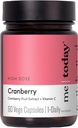 me aujourd'hui Cranberry 30 000mg avec vitamine C – Urinary Tract Health Support, Immune Boost, supplément végétalien – pilules de canneberge haute puissance pour les femmes et les hommes, 60 portions