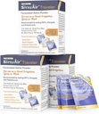 SinuAir 2.5 Gram Saline Packets - Chlorure de sodium avec Potassium et Calcium, Salt Solution Packs de recharge en poudre pour machine d'irrigation nasale, 90 Packets