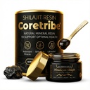 Coretribe® Royal's People Choice Pure Himalayan Organic Shilajit Resin, Complexe pour l'énergie, la force et l'immunité, pour les hommes et les femmes avec un contenu en or véritable, 30 Grams