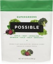 SuperGreens - Superfoods Mélange de poudre avec 23 ingrédients d'aliments entiers - Bien-être végétalien, biologique, végétalisé - sans gluten, bio USDA - Étiquette propre - 1 sac, 30 portions