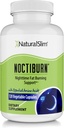 NaturalSlim Night Time Fat Burner pour les femmes et les hommes - Noctiburn Suppléments de combustion de graisse de nuit avec l'acide amino essentiel pour le métabolisme de la combustion de nuit - 120 capsules végétales