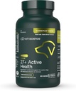 VetriScience Senior 27+ Tablettes à croquer, Canine Plus Multivitamine quotidienne pour chiens seniors, vitamines équilibrées, minéraux et antioxydants, soutien au vieillissement et au mieux-être, Veggie, 60 Nombre