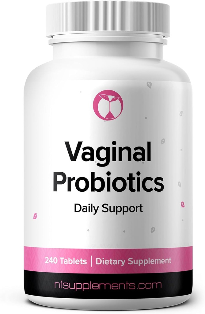 Vaginal Probiotics Supplement Supports PH Balance & Intimate Flora 240 Tablets 3 Billion CFU (240, Vaginal Probiotics)