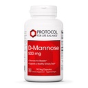 Protocole D-Mannose - 500mg - Nettoyage de la vésicule - Soutien à un système urinaire sain* - pour les hommes et les femmes - Kosher et non-OGM - 90 gélules