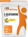 BulkSupplements.com Poudre de L-Glutamine - Supplément de glutamine, Supplément d'acide aminé - Citron Italien Arôme de glace, 7g par portion, 700g (1,5 lb) (paquet de 1)