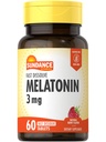 Sundance Melatonin 3mg Dissolve rapide de 60 comprimés végétariens