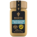 Bee and You Royal Jelly Raw Honey, Propolis Extract, 100% Natural Superfood, Ultra Pure, Supplément de soutien immunitaire, Antioxydants, Keto, Paléo, Sans gluten, 6,7 oz