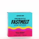 AdvoCare Probiotic Fastmelt - Supplément Dietary Premium pour Gut, système immunitaire et soutien de la santé cardiaque* - Wild Berry, 30 Stick Packs