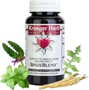 Kroeger Herb Products, Sinus Blend, All Natural Sinus Support for Adults, Congestion Relief et Sinus Pressure Relief, Blocs ou Suppressions Histamin, Non-OGM, Pas de Préservatifs, Fabriqué aux États-Unis