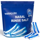 120 Saline Packets,Sinus Rinsing Packets pour Neti Pots,Neti Pot Salt Packets individuellement enveloppés,Nasal Rinse Packets Neti Pot Sel pour système d'irrigation nasale,Nasal Wash Squeeze Bouteille & Sinus Relief