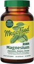 Megafood Magnésium 300 Mg - Mélange très absorbant de glycinate de magnésium, de citrate et de malate pour aider à soutenir le cœur, la santé nerveuse et la relaxation - 120 capsules (60 portions)