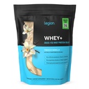 LÉGION Whey+ Protein Whey Isolate from Grass Fed Vows - Whey Protein Isolate Poudre à faible teneur en calories, non-OGM, sans sucre, sans lactose et sans gluten, toutes les protéines naturelles en poudre pour hommes et femmes (60 portions)